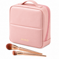 MIMO Travel Makeup Bag with Dividers & Luggage Strap - 1
