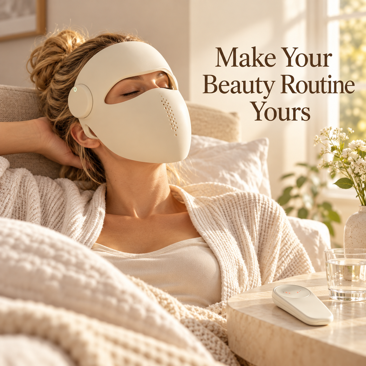 LED Facial Mask with Controller - Image 3