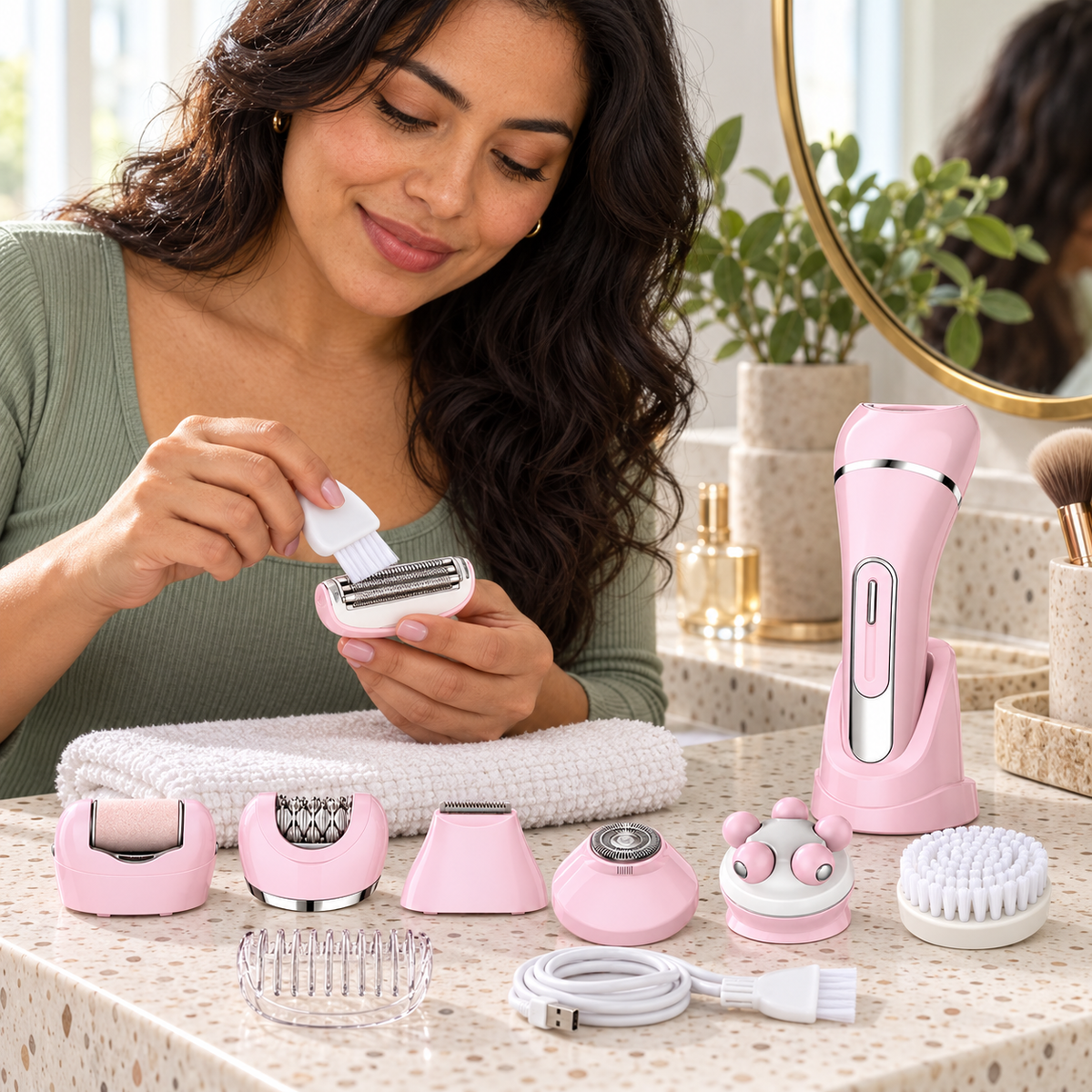 227 7-in-1 Personal Grooming Set with Base - Image 4