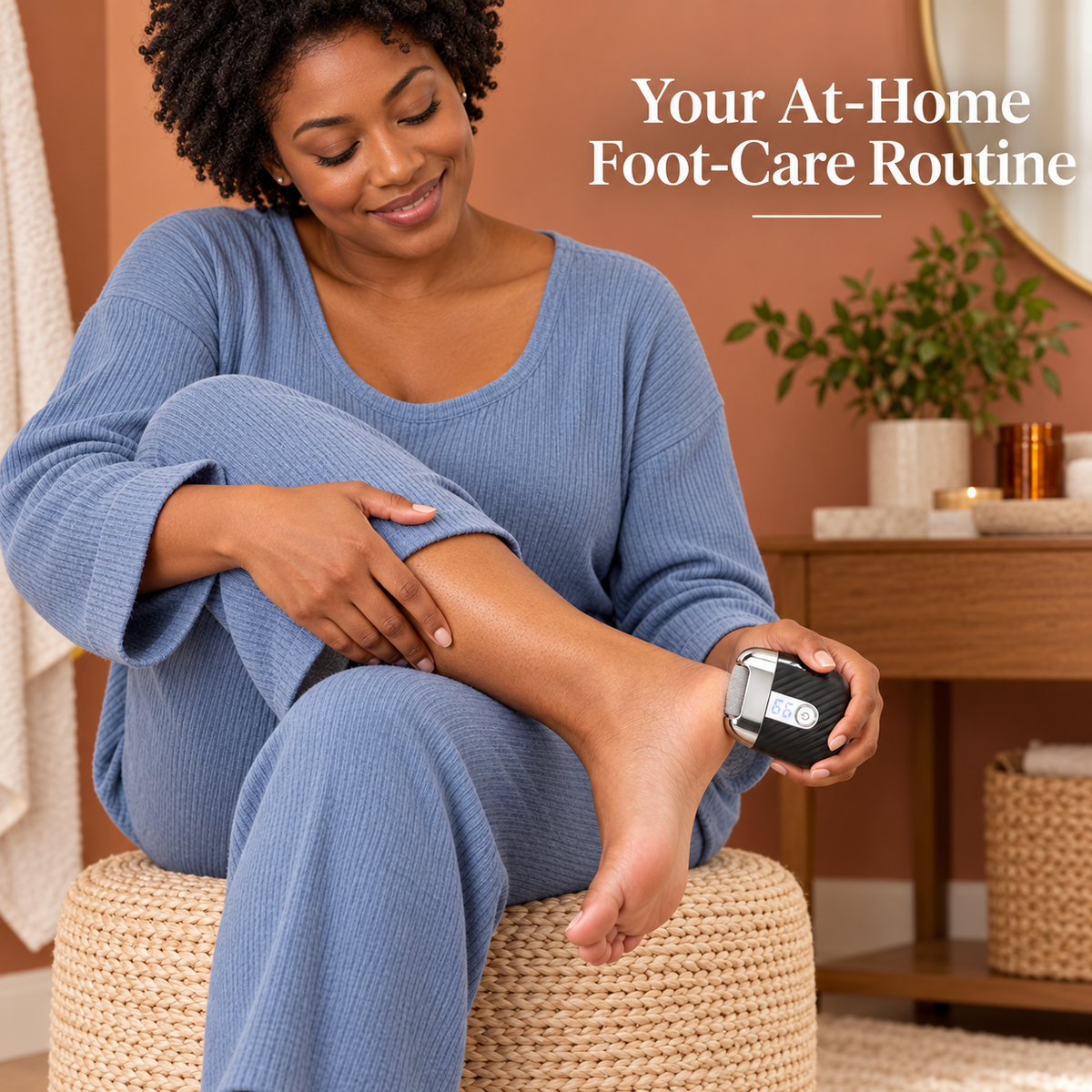 WS-688 Rechargeable Electric Foot File with LED Display - Image 3