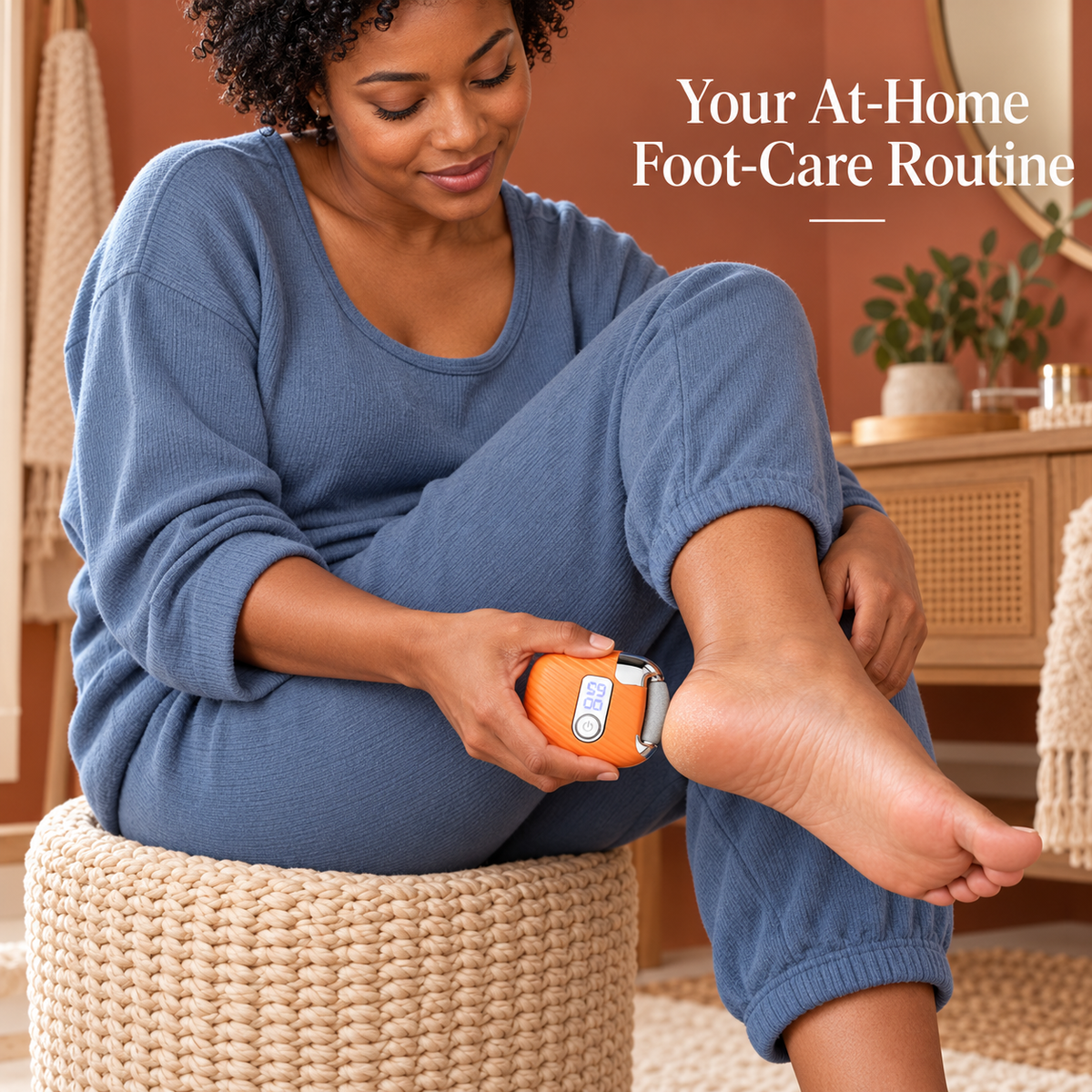 WS-688 Rechargeable Electric Foot File with LED Display - Image 7