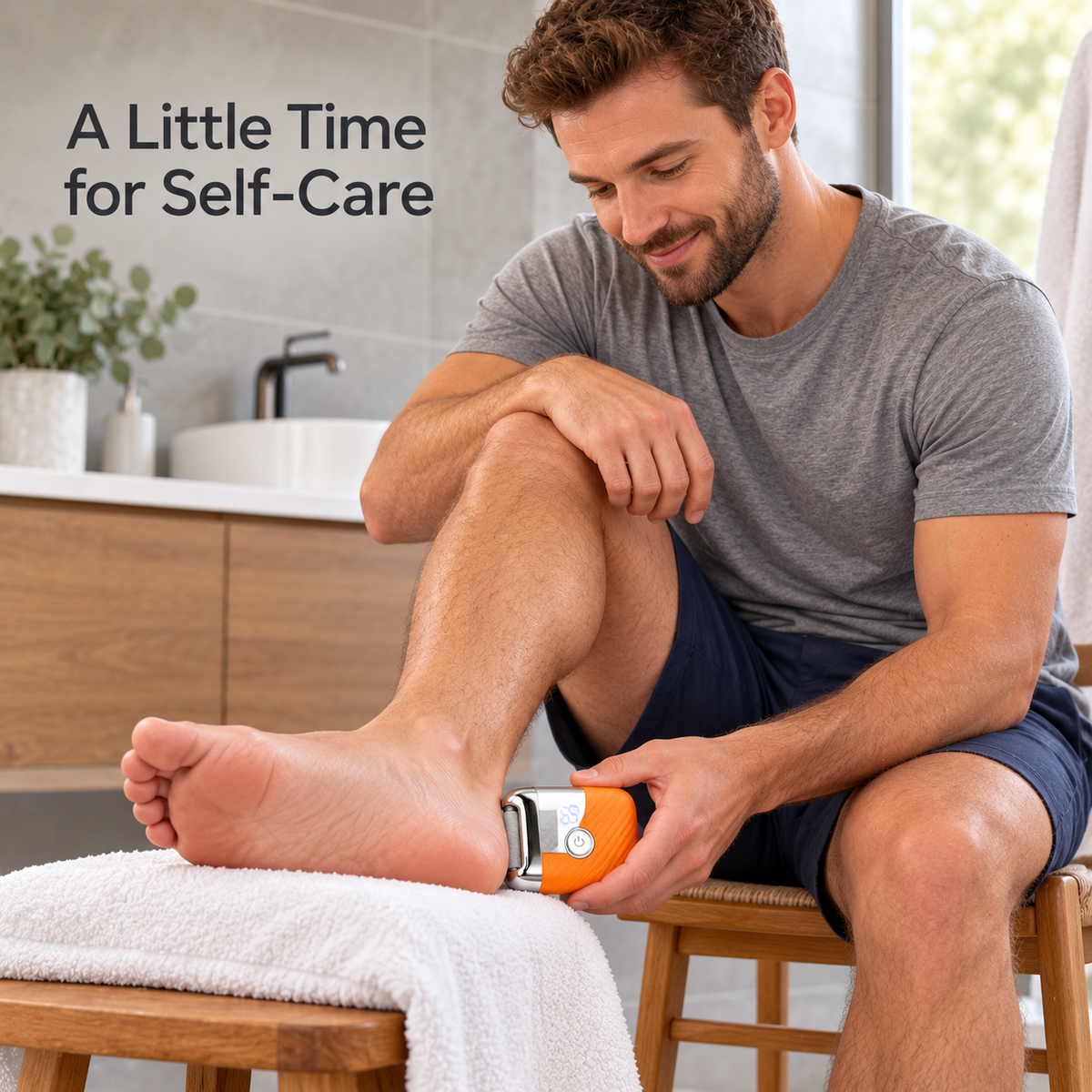 WS-688 Rechargeable Electric Foot File with LED Display - Image 8